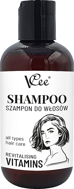 Szampon do wszystkich rodzajów włosów - VCee Revitalising Shampoo With Vitamin Cocktail For All Hair Types — Zdjęcie N1