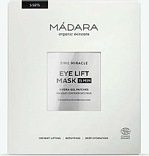 Zestaw 5 hydrożelowych płatków pod oczy - Madara Cosmetics Time Miracle Eye Lift Mask 15min 5 Sets — Zdjęcie N1