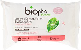 Kup Biodegradowalne chusteczki do demakijażu twarzy, oczu i ust - Biopha Cleansing Wipes