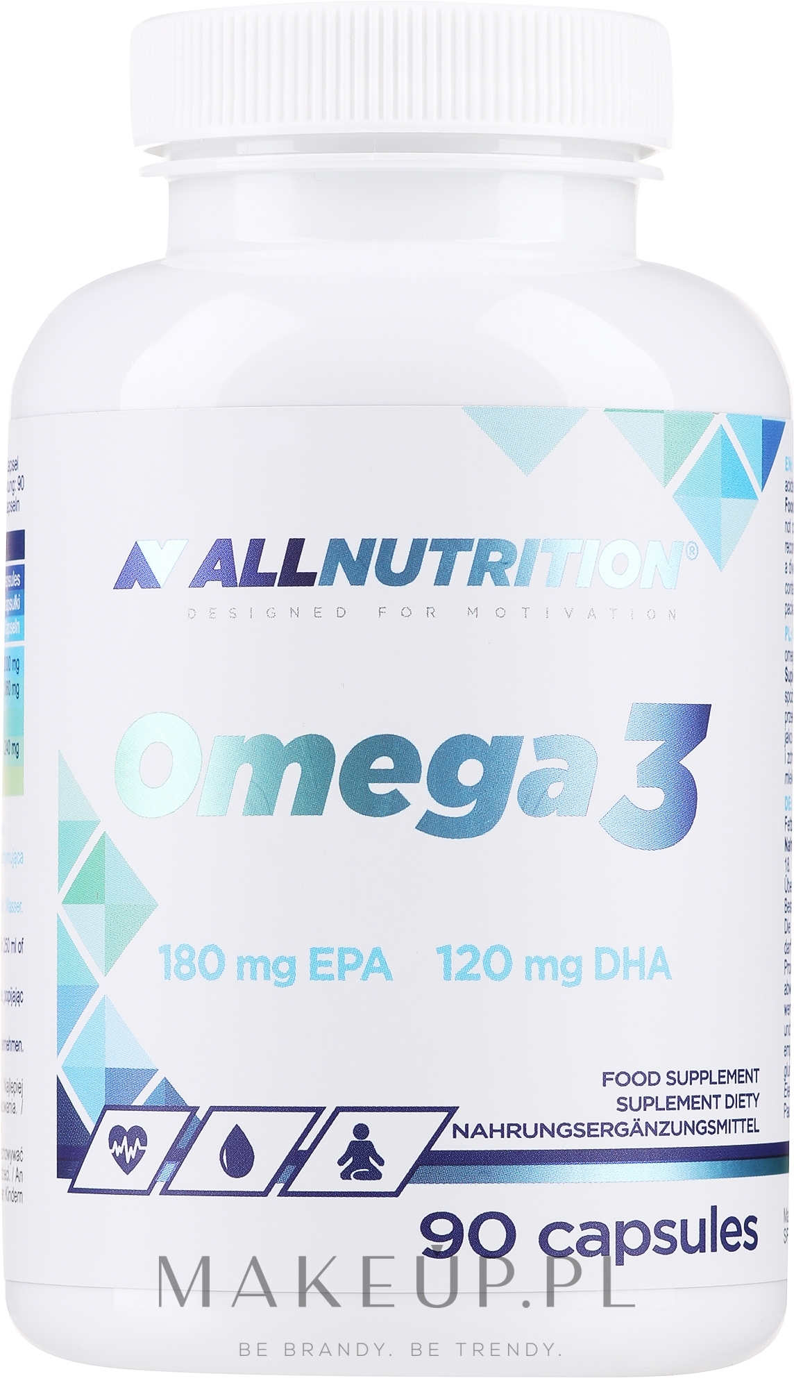 Suplement diety Omega 3 - Allnutrition Omega 3 — Zdjęcie 90 szt.
