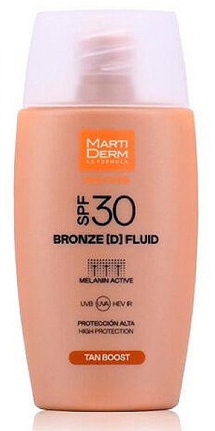 Płyn z filtrem przeciwsłonecznym - MartiDerm Sun Care Bronze (D) Fluid SPF 30+ — Zdjęcie N1