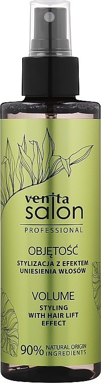 Spray do stylizacji włosów, objętość - Venita Salon Professional — Zdjęcie N1