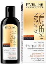 Kup Arganowo-keratynowy szampon do włosów 8 w 1 - Eveline Cosmetics Argan+Keratin