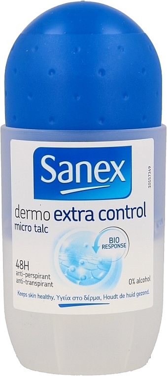 Dezodorant w kulce - Sanex Dermo Extra Control 48h Antiperspirant Roll On — Zdjęcie N1