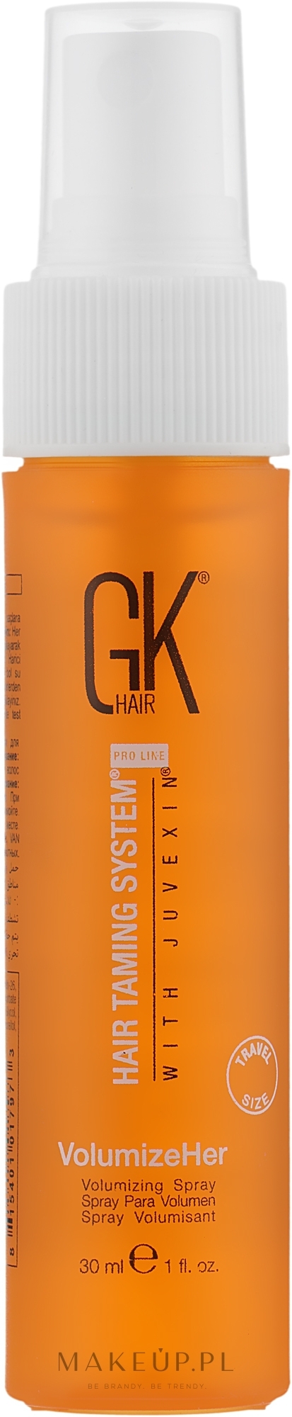 Spray do włosów nadający objętość - GKhair Volumize Her Spray With Juvexin — Zdjęcie 30 ml