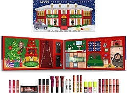 Kalendarz adwentowy, 24 produkty - NYX Professional Makeup Home Alone Makeup Gift Box — Zdjęcie N2