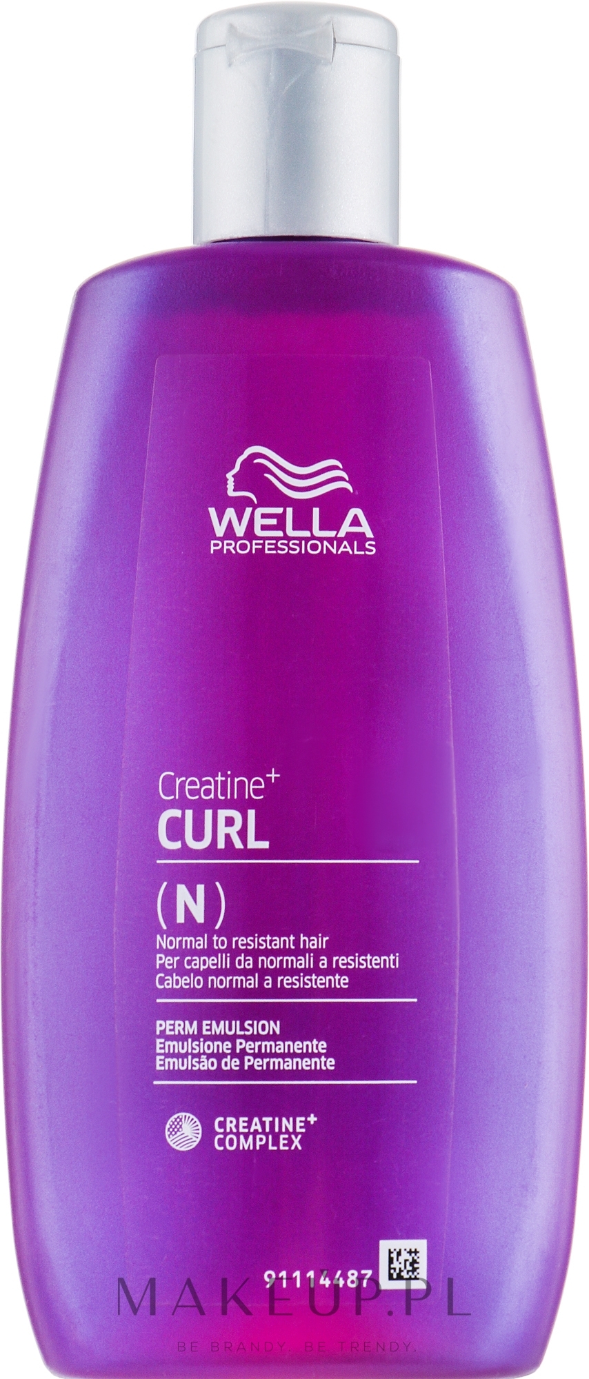 Emulsja-stabilizator trwałej ondulacji - Wella Professionals Creatine+ Curl (N) Perm Emulsion — Zdjęcie 250 ml