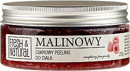 Kup Cukrowy peeling do ciała z maliną - Fresh&Natural Body Scrub