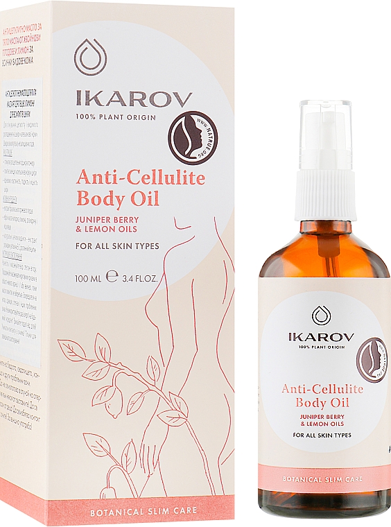 Antycellulitowy olejek do ciała z jałowcem i olejkiem cytrynowym - Ikarov