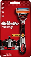 Kup Maszynka do golenia z 1 wymiennym ostrzem (czerwony) - Gillette Fusion5 Power