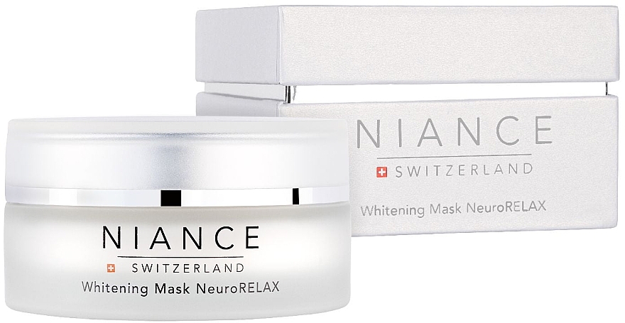 Rozświetlająca maska ​​do twarzy - Niance Whitening Mask NeuroRelax — Zdjęcie N1
