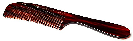 Męski grzebień do włosów z rączką, 19 cm, brązowy, T601 - Taylor of Old Bond Street Coarse Comb with Handle — Zdjęcie N1