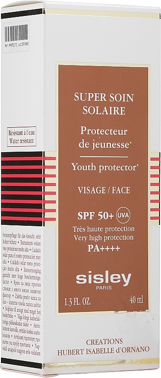 PRZECENA! Przeciwsłoneczny krem ochronny do twarzy SPF 50+ - Sisley Super Soin Solaire * — Zdjęcie N2