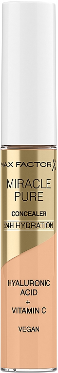 Rozświetlająco-nawilżający korektor do twarzy - Max Factor Miracle Pure Concealer