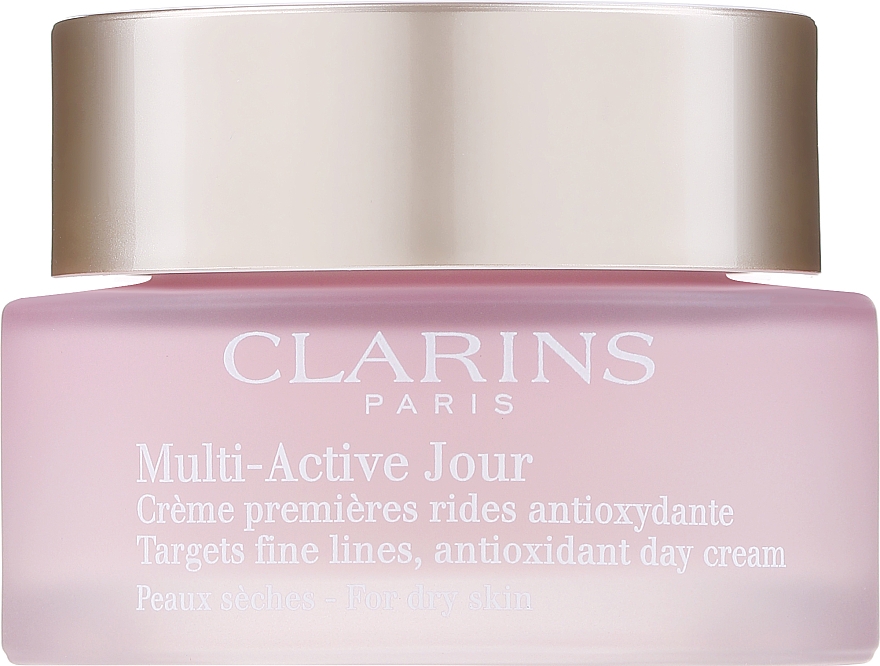 Przeciwzmarszczkowy krem na dzień do skóry suchej - Clarins Multi Active Antioxidant Day Cream For Dry Skin