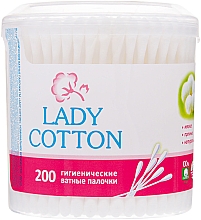 Patyczki kosmetyczne 200 szt. - Lady Cotton — Zdjęcie N1