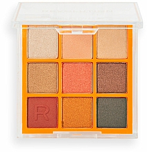 Paleta cieni do powiek - Makeup Revolution Neon Heat Eyeshadow Palette Orange Blaze — Zdjęcie N1
