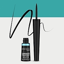 Wodoodporny eyeliner - Rimmel Exaggerate Waterproof Eye Liner — Zdjęcie N3