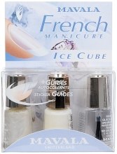 Kup Zestaw do prawdziwego francuskiego manicure Kostka lodu - Mavala Kit Manucure French Natural Ice Cube (nail/2x5ml + dry/5ml)