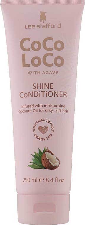 Nawilżająca odżywka do włosów - Lee Stafford Coco Loco Shine Conditioner with Coconut Oil — Zdjęcie N1