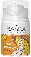 Kup Nawilżający krem do twarzy SPF 50 - Baska