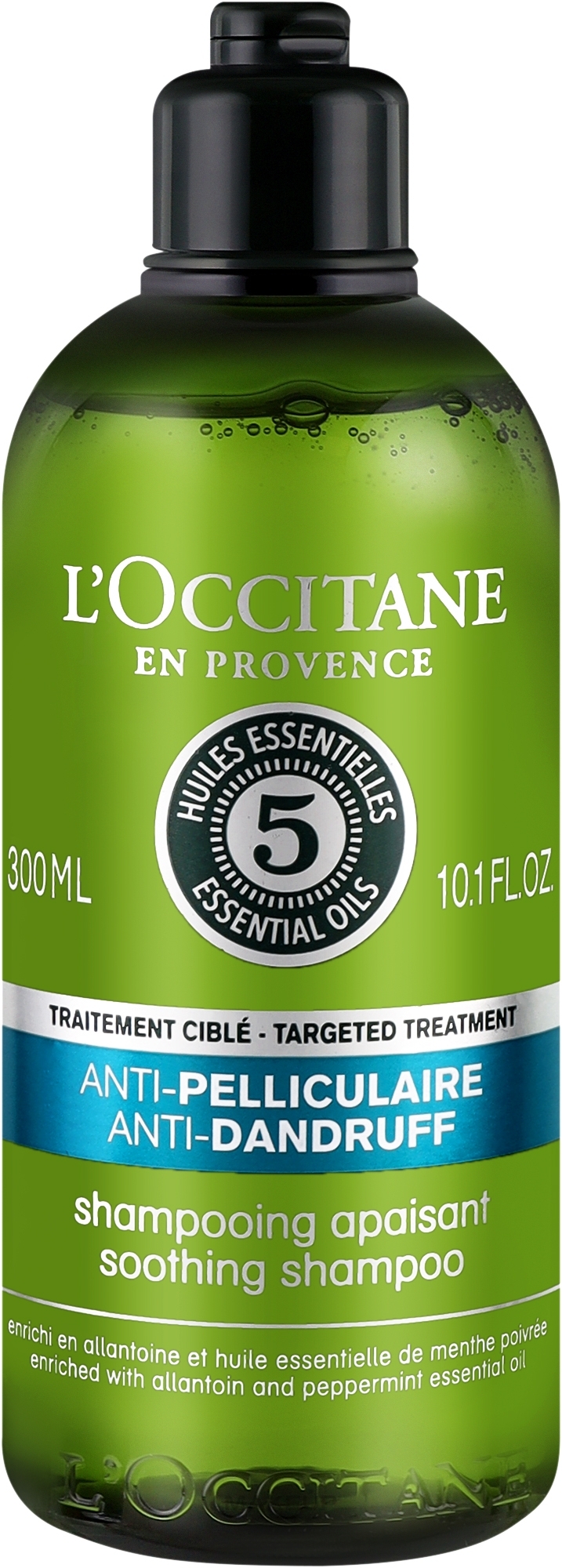 Naturalny szampon przeciwłupieżowy - L'Occitane En Provence Anti-Dandruff Soothing Shampoo  — Zdjęcie 300 ml