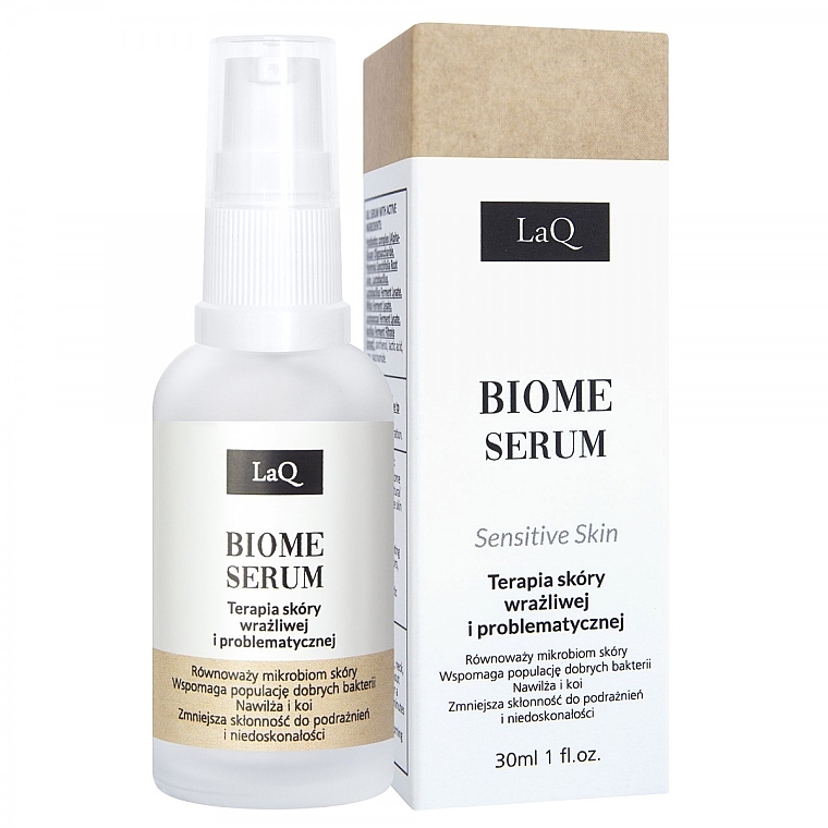 Terapia skóry wrażliwej i problematycznej - LaQ Biome Serum — Zdjęcie N1