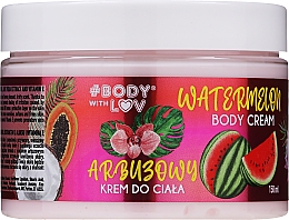Kup Jedwabisty krem do ciała z olejem z arbuza, ekstraktem z aloesu i witaminą E - Body with Love Watermelon Body Care