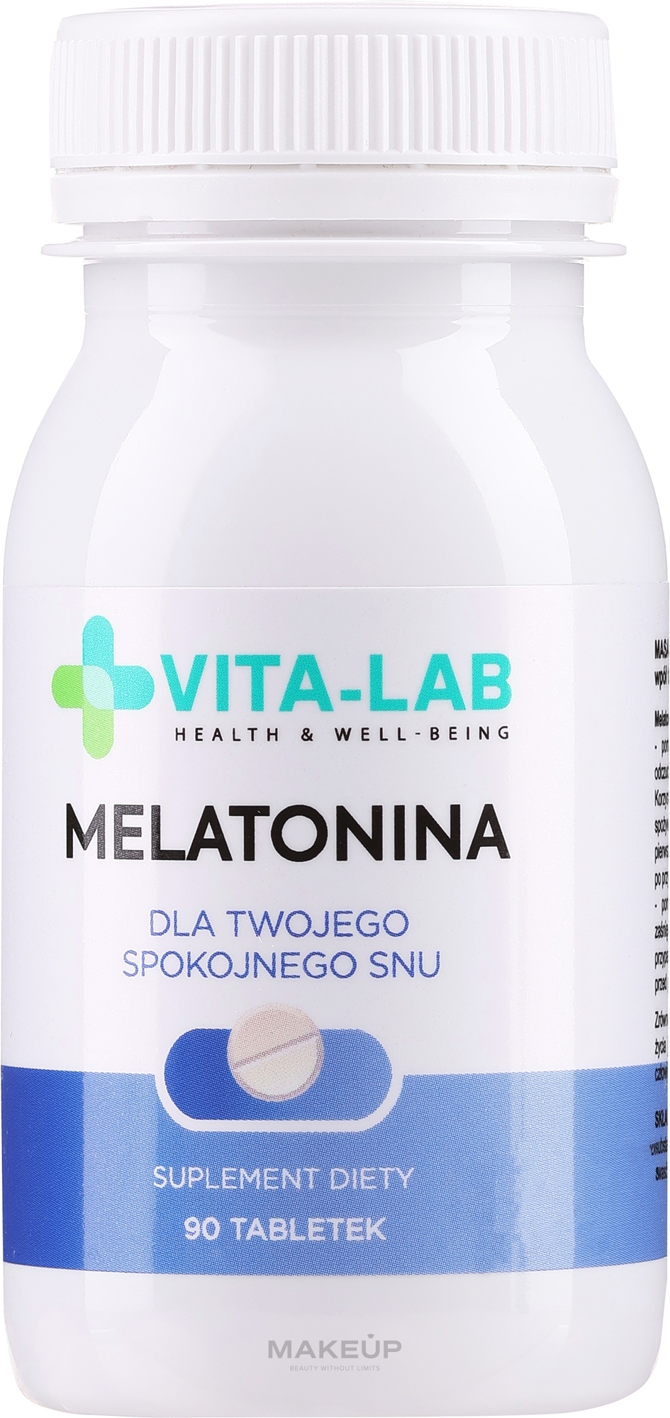 Suplement diety Melatonina - Vita-Lab Melatonin 2 mg — Zdjęcie 90 szt.