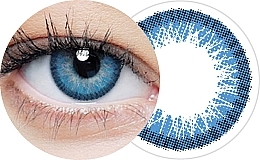 Soczewki kontaktowe jednodniowe, jasnoniebieskie, 10 szt. - ClearLab Clearcolor 1-Day — Zdjęcie N2