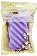 Kup Naturalna gąbka do ciała - Idento Konjac Sponge Body Lavender