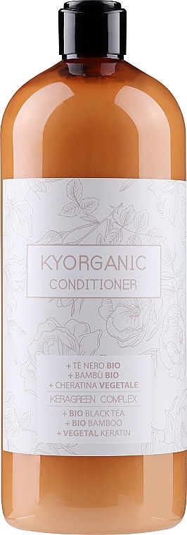 Organiczna odżywka do włosów Czarna herbata, bambus i keratyna - Kyo Kyorganic Conditioner — Zdjęcie N3