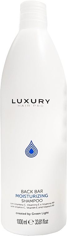 Nawilżający szampon do włosów - Green Light Luxury Hair Pro Back Bar Moisturizing Shampoo — Zdjęcie N1