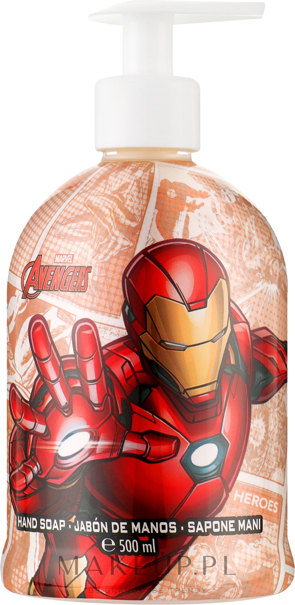 Antybakteryjne mydło nawilżające w płynie - Air-Val International Iron Man Hand Soap — Zdjęcie 500 ml