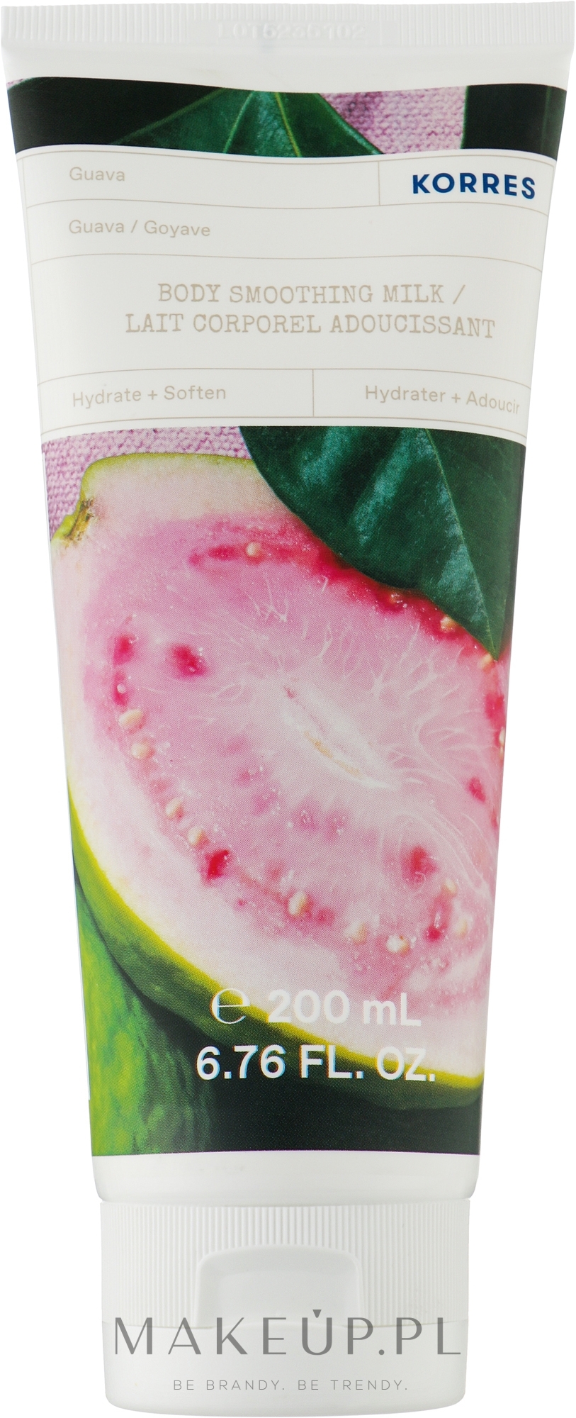 Wygładzające mleczko do ciała Guawa - Korres Guava Body Smoothing Milk — Zdjęcie 200 ml