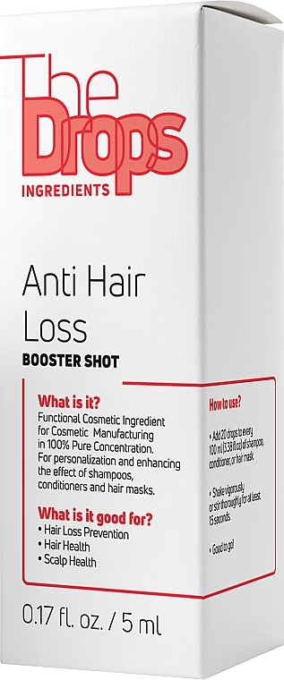 Kompleks przeciw wypadaniu włosów - Pharma Group Laboratories The Drops Anti Hair Loss Booster Shot — Zdjęcie N2