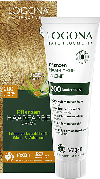 Farba do włosów w kremie - Logona Herbal Hair Colour Cream — Zdjęcie N1