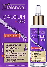 Skoncentrowane aktywnie liftingujące serum przeciwzmarszczkowe dzień/noc - Bielenda Calcium + Q10 — Zdjęcie N2