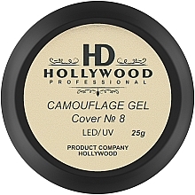 Żel kamuflujący do paznokci - HD Hollywood Camouflage Gel Cover — Zdjęcie N1