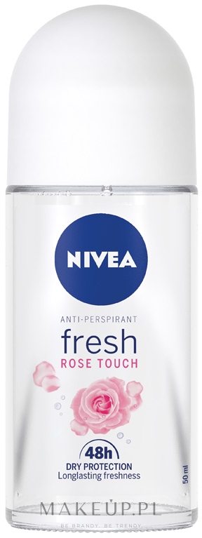 Antyperspirant w kulce - NIVEA Fresh Rose Touch Anti-Perspirant Roll-On — Zdjęcie 50 ml