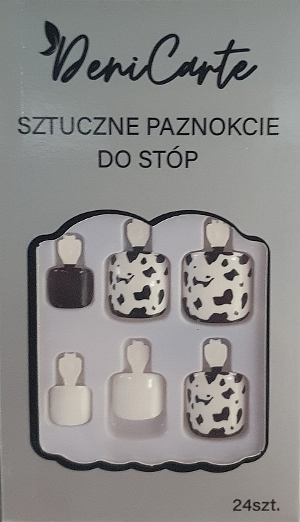 Tipsy do stóp, 24 sztuki - Deni Carte Nails 7271 — Zdjęcie N1