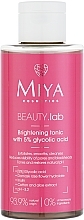 PRZECENA! Tonik rozświetlający do twarzy z kwasem glikolowym 5 % - Miya Cosmetics Beauty Lab * — Zdjęcie N1