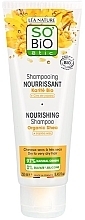 Odżywczy szampon do włosów - So'Bio Etic Nourishing Shampoo Organic Shea 97% Natural Origin — Zdjęcie N1