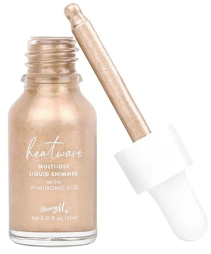 Rozświetlacz w płynie - Barry M Heatwave Multi-Use Liquid Shimmer — Zdjęcie N2