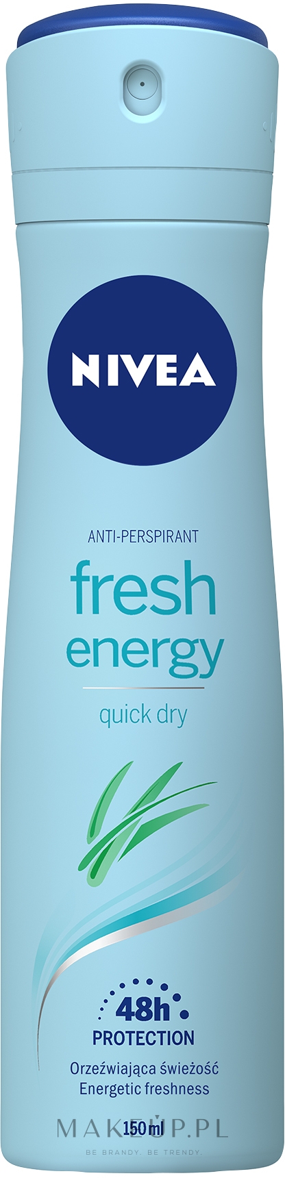 Antyperspirant w sprayu Energy Fresh - NIVEA Energy Fresh Deodorant Spray — Zdjęcie 150 ml