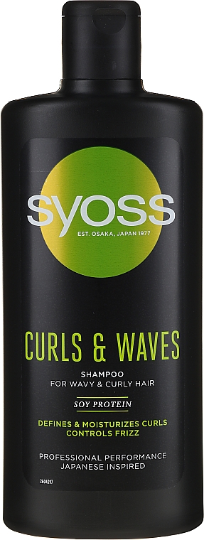 Syoss Curls & Waves Shampoo - Szampon do włosów kręconych i falowanych