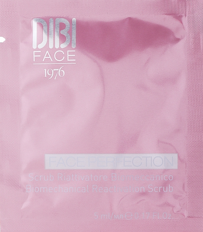 Biomechaniczny peeling rewitalizujący - DIBI Milano Face Perfection Biomechanical Reactivation Scrub (próbka) — Zdjęcie N1