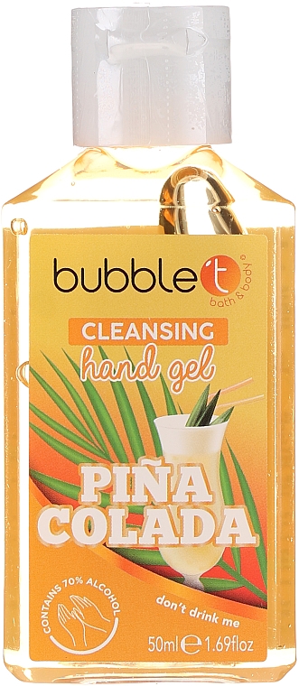 Antybakteryjny żel do rąk Pina colada - Bubble T Pina Colada Hand Cleansing Gel — Zdjęcie N1