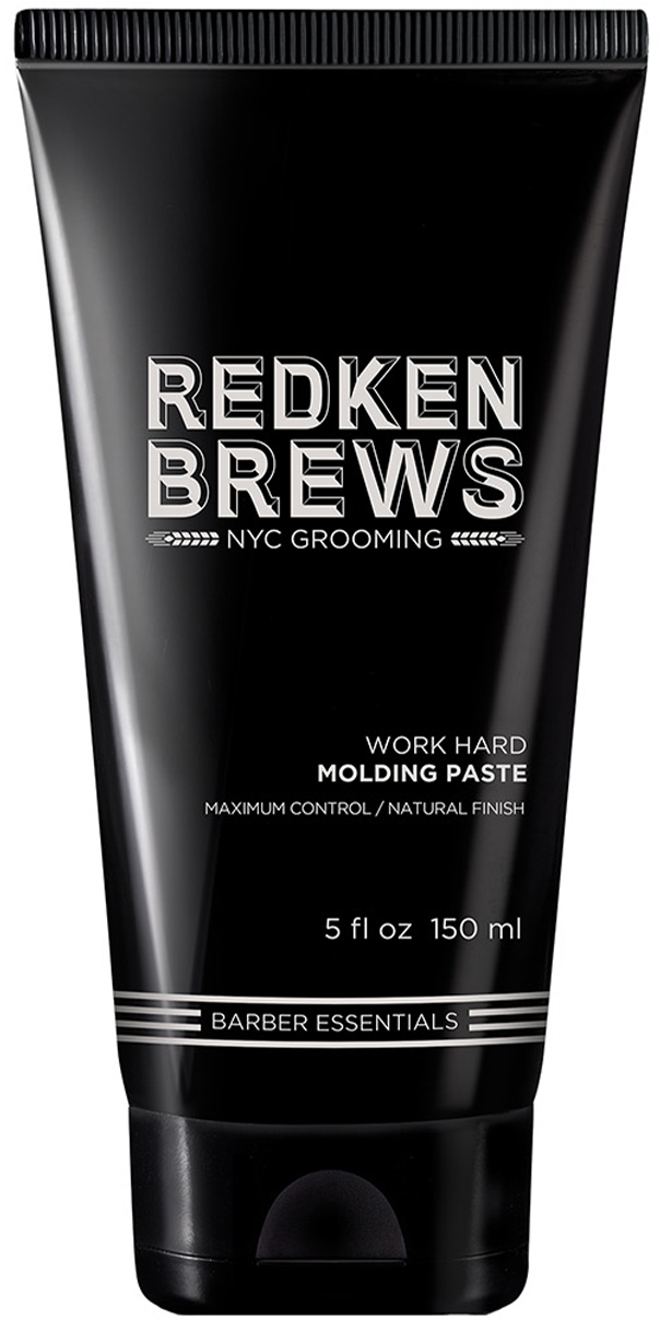 Modelująca pasta do włosów - Redken Brews Work Hard Molding Paste — Zdjęcie 150 ml