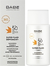 Fluid przeciwsłoneczny SPF 50 - Babe Laboratorios Sun Protection Super Fluid Depigment+ SPF50 — Zdjęcie N2